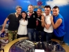 Alessio e Sara con Mirco Realdini a Radio Italia